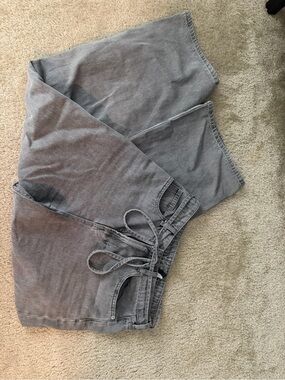 H&M tie waist jean